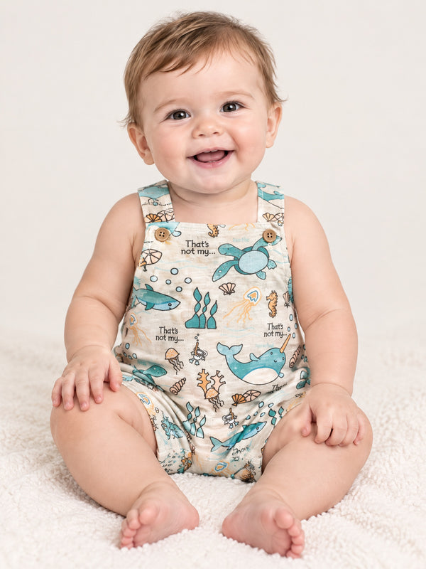 Under the Sea Dungarees — Dolphin